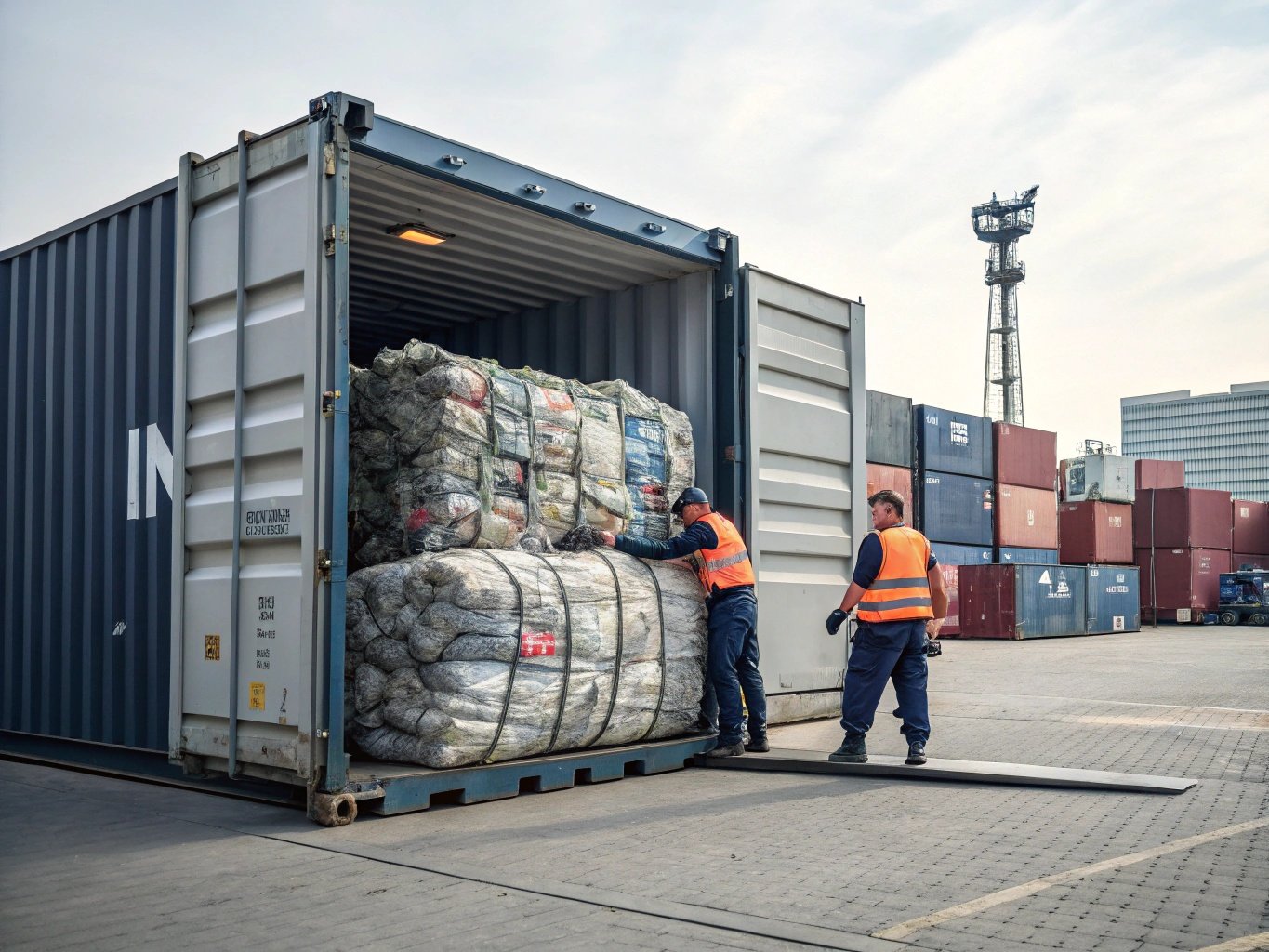 リサイクル衣料輸出